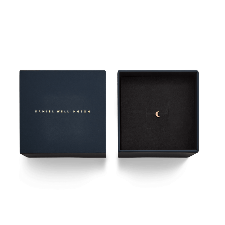 Moon Stud Rose Gold