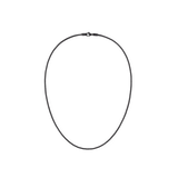 Tide Mesh Necklace Black 1.8
