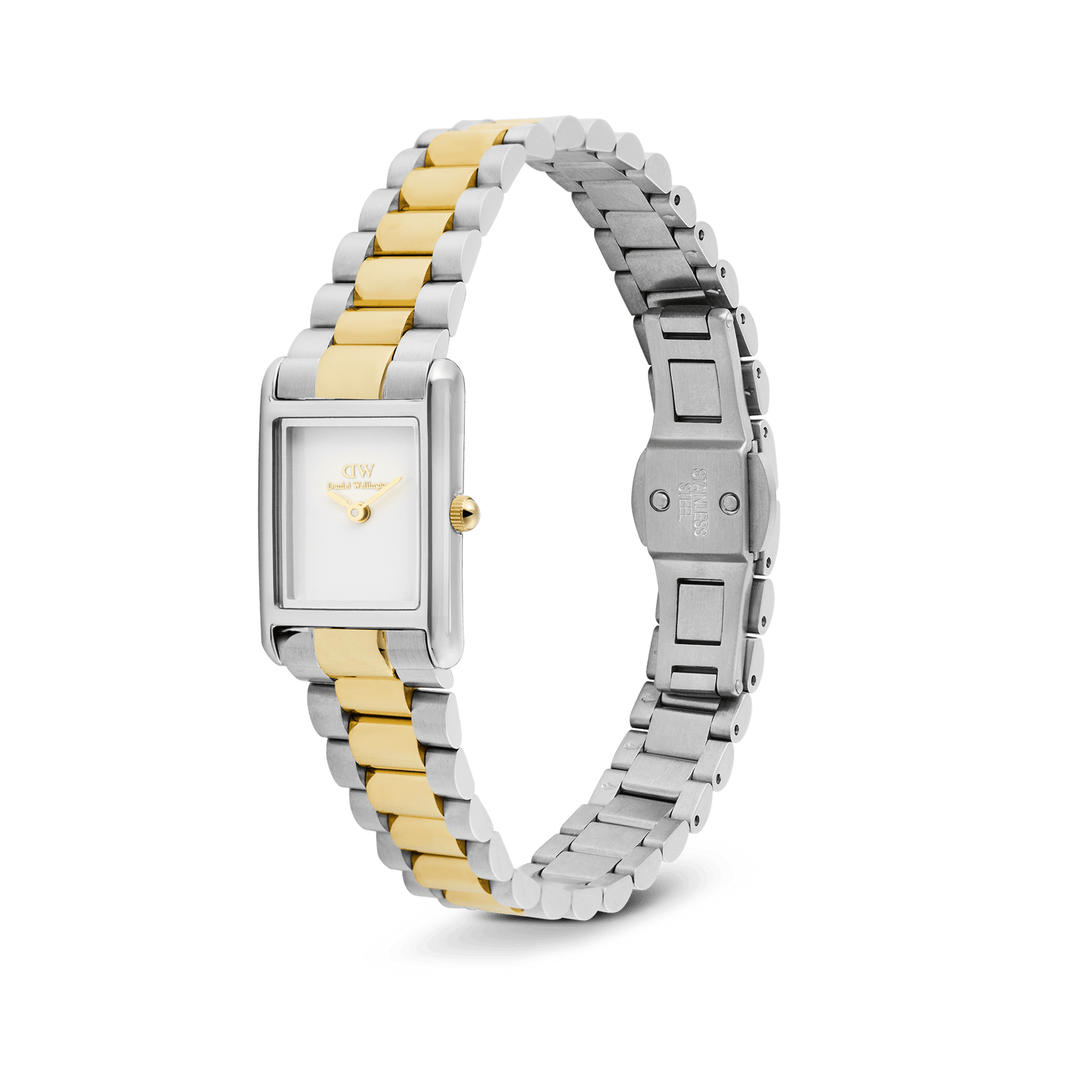 Bound Mini 3-Link Two Tone Gold