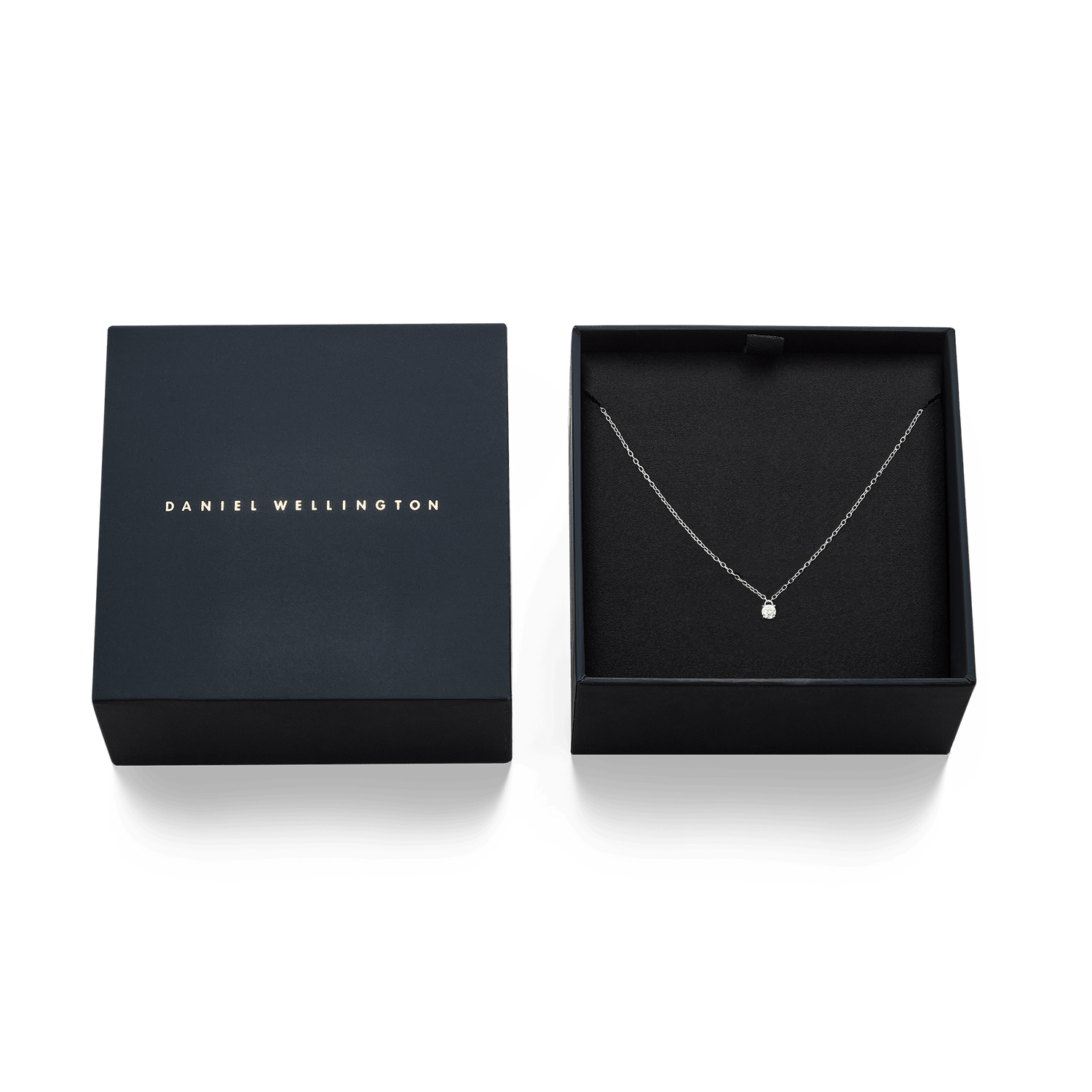 Mirelle Solitaire Necklace Silver