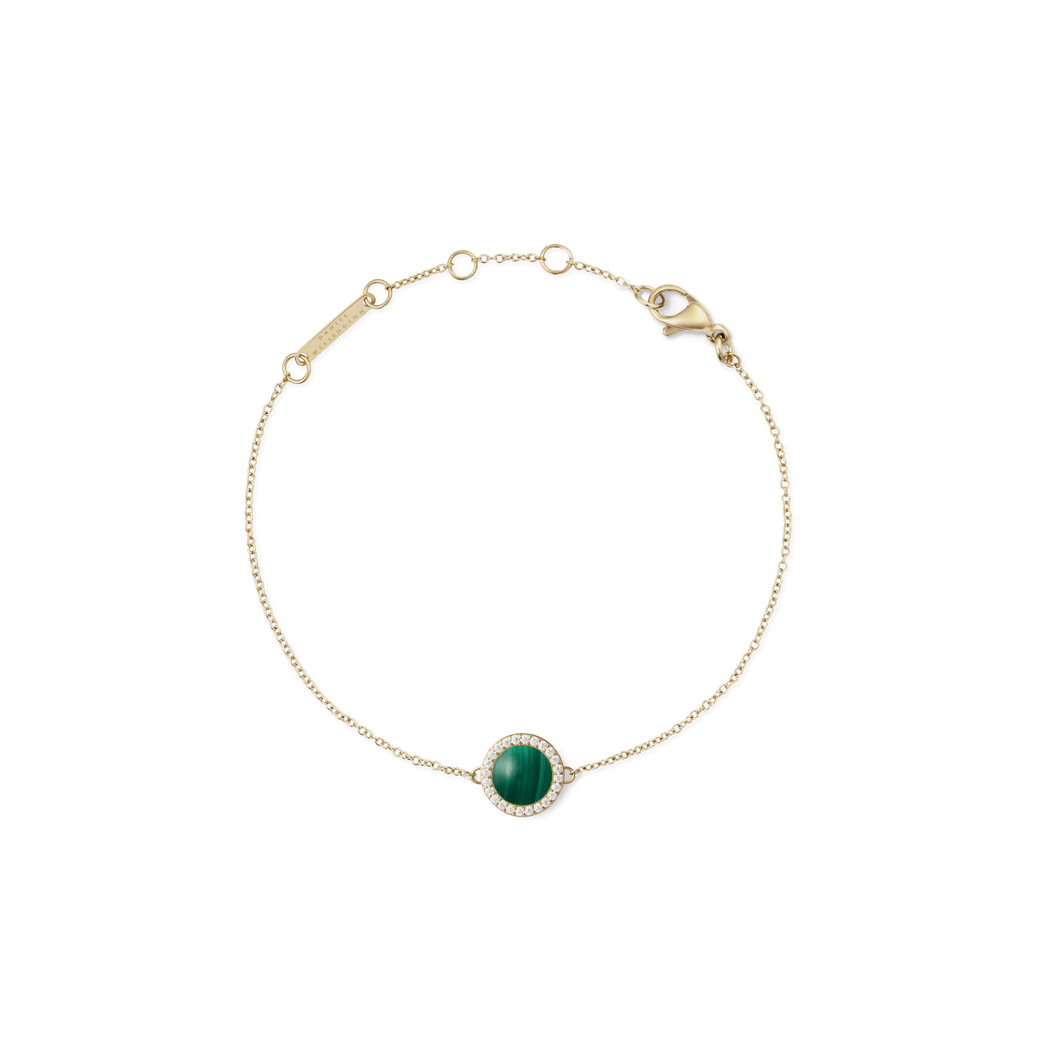 Audrey Bracelet Malachite Gold