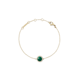 Audrey Bracelet Malachite Gold