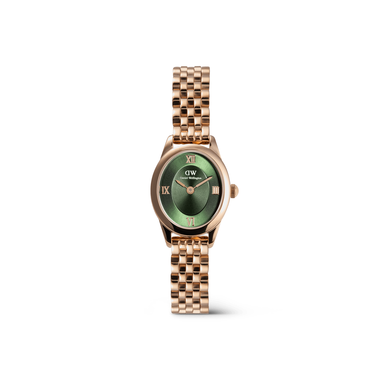 Ophelia Mini Emerald Rose Gold