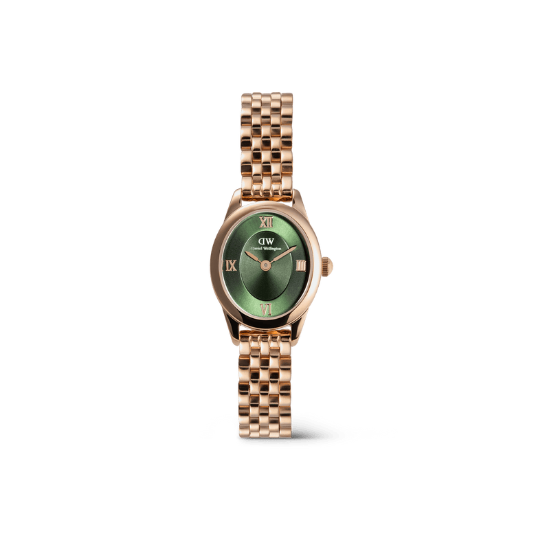 Ophelia Mini Emerald Rose Gold