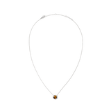 Audrey Necklace Tiger Eye Silver