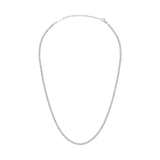 Classic Tennis Necklace Silver